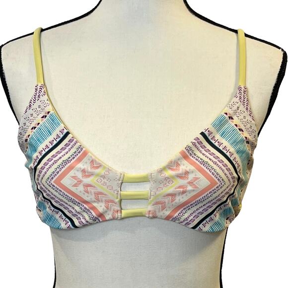 Roxy Women's Reversible Bikini Top Size M - Picture 1 of 5